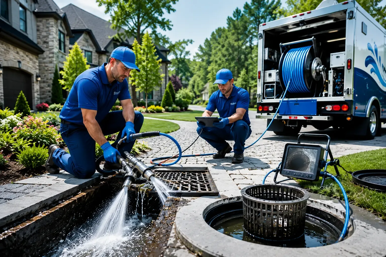 Local outdoor drain cleaning professionals in Winthrop, ME